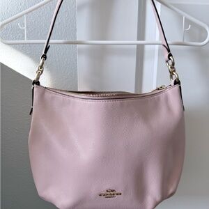 Coach Light Pink Leather Shoulder Bag